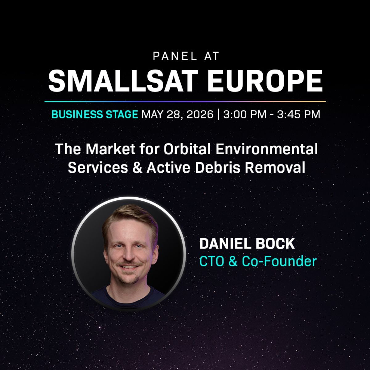 SmallSat Europe — Panel Announcement